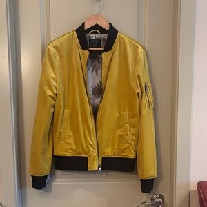 Guess Yellow Jacket with Black Accents